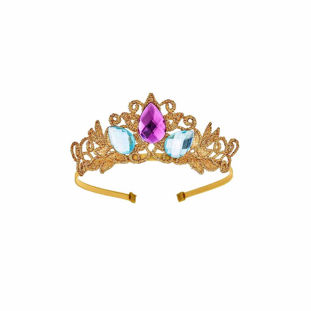 Bailey & Ava Mermaid Princess Crown - Purple/Blue