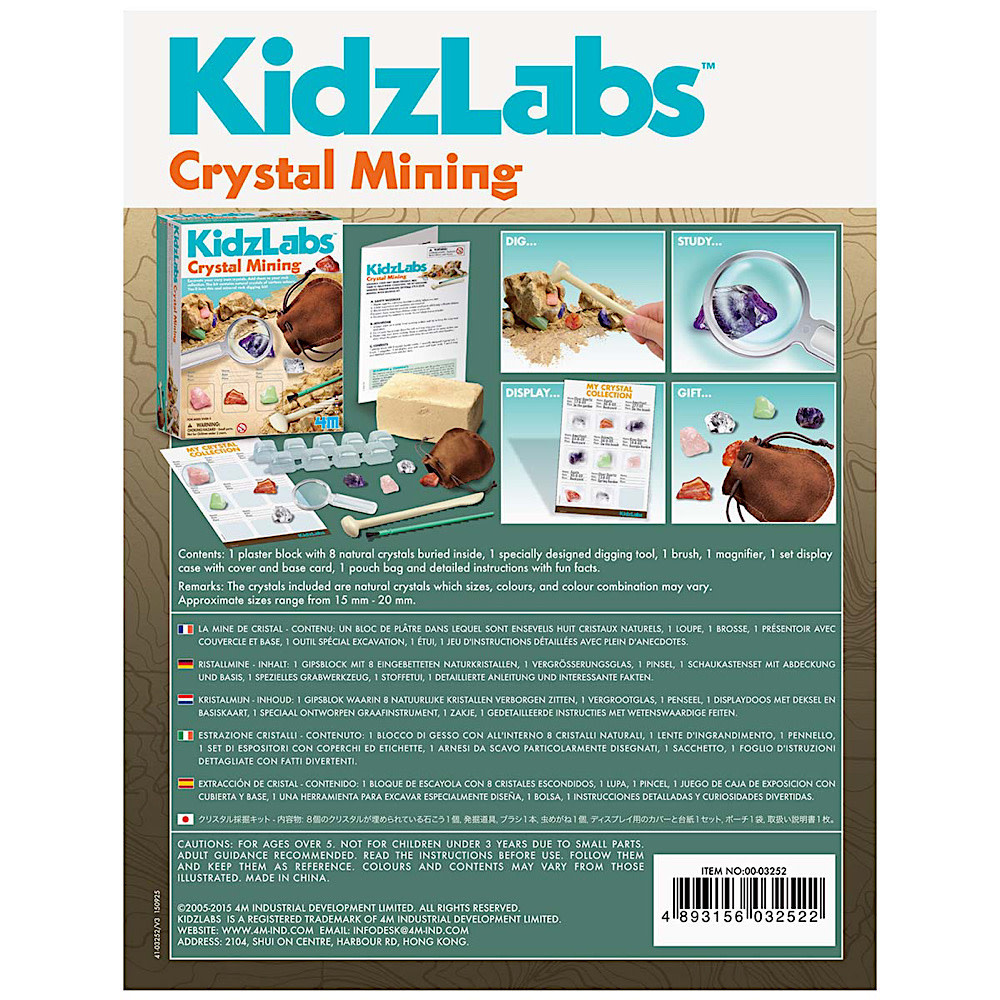 Crystal Mining Science Kit