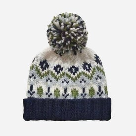 The Blueberry Hill The Blueberry Hill Baby Fair Isle Hat - Navy