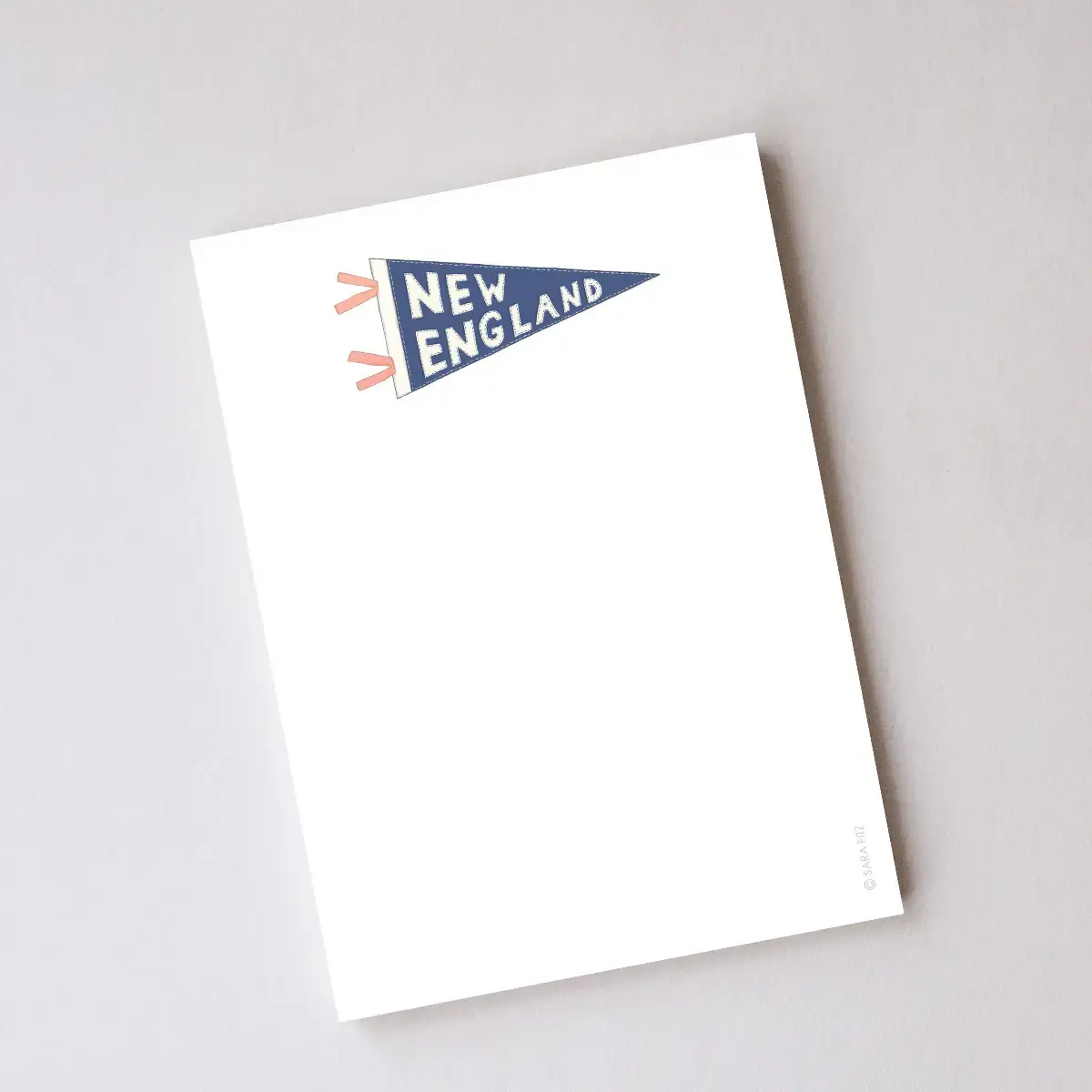 Sara Fitz Sara Fitz Notepad - New England Pennant