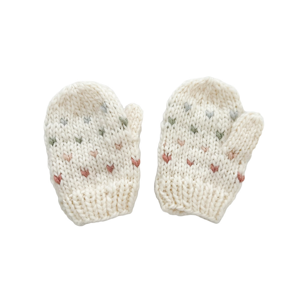 The Blueberry Hill Baby Sawyer Mittens Pastel