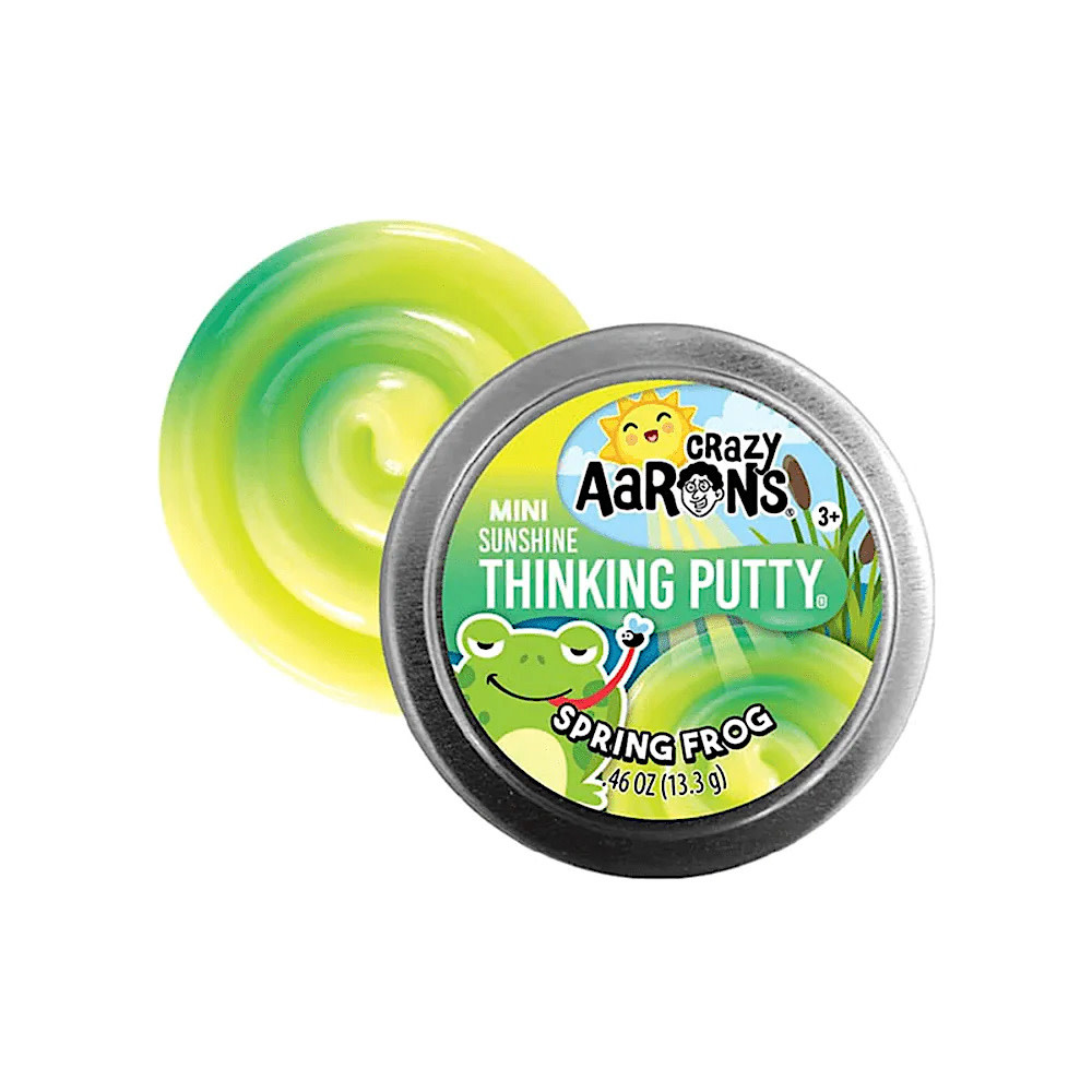 Crazy Aaron's Crazy Aaron's Thinking Putty Mini - 2" - Spring Frog