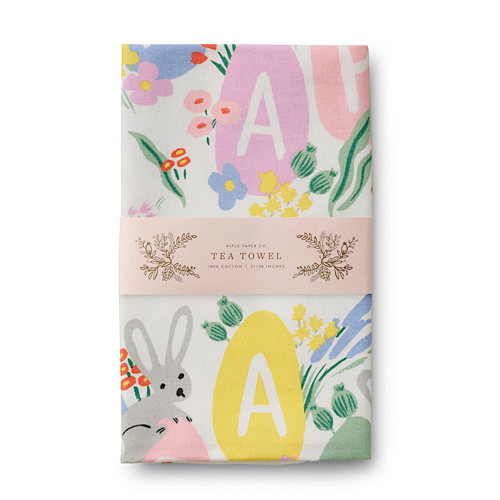 Rifle Paper Co. - Tea Towel - Happy Easter
