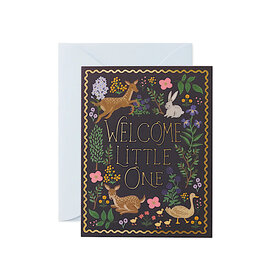 Rifle Paper Co. Rifle Paper Co. Woodland Welcome Little One Card