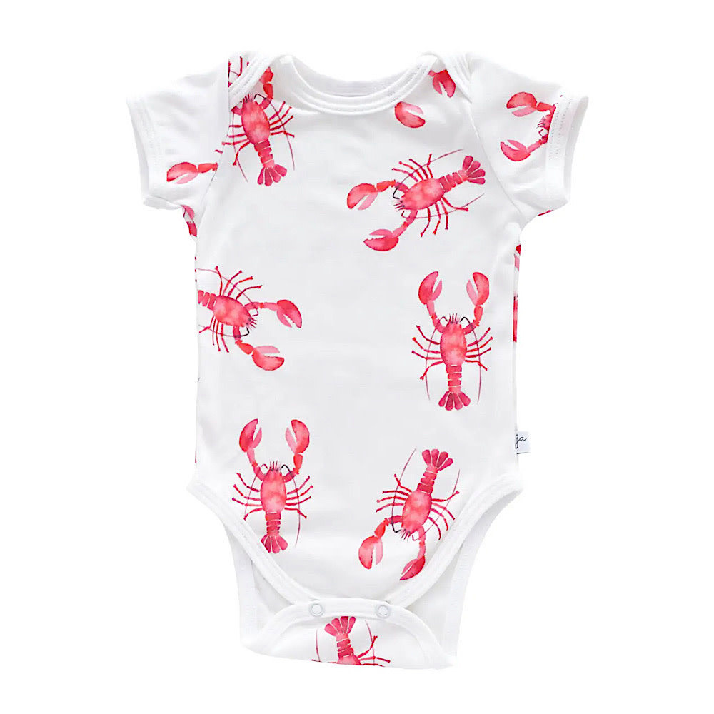 Jennifer Ann Organic Bodysuit - Lobsters