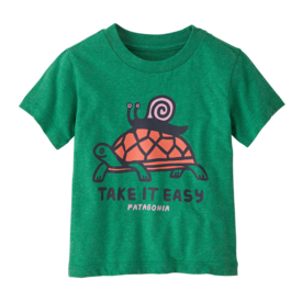 Patagonia Patagonia - Baby Graphic T-Shirt - Easy Rider: Gather Green