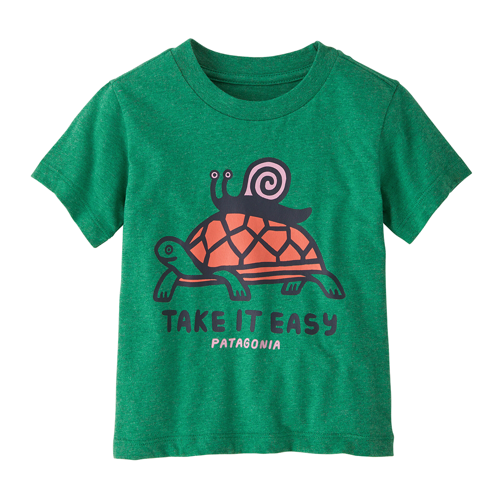 Patagonia - Baby Graphic T-Shirt - Easy Rider: Gather Green