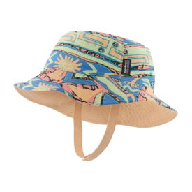 Patagonia Patagonia - Sun Baby Bucket Hat - High Hopes Geo: Salamander Green