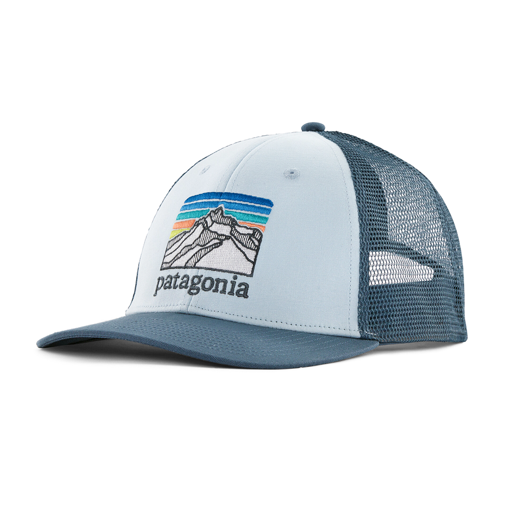 Patagonia Patagonia - LoPro Trucker Hat - Line Logo Ridge - Chilled Blue
