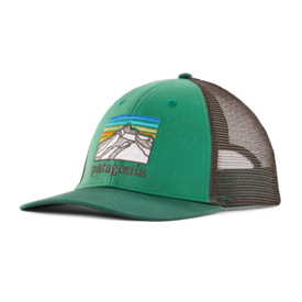 Patagonia Patagonia - LoPro Trucker Hat - Line Logo Ridge - Gather Green
