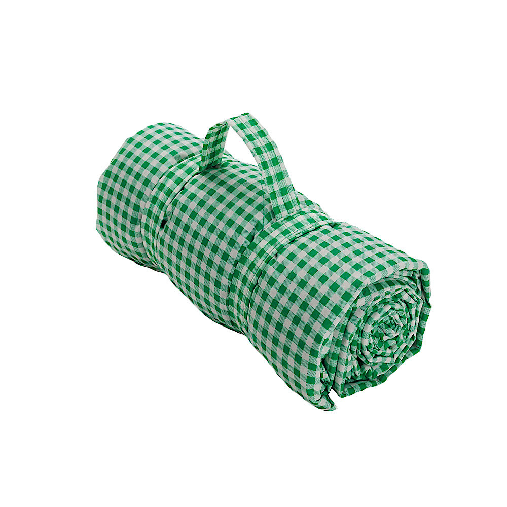 Baggu - Puffy Picnic Blanket - Green Gingham