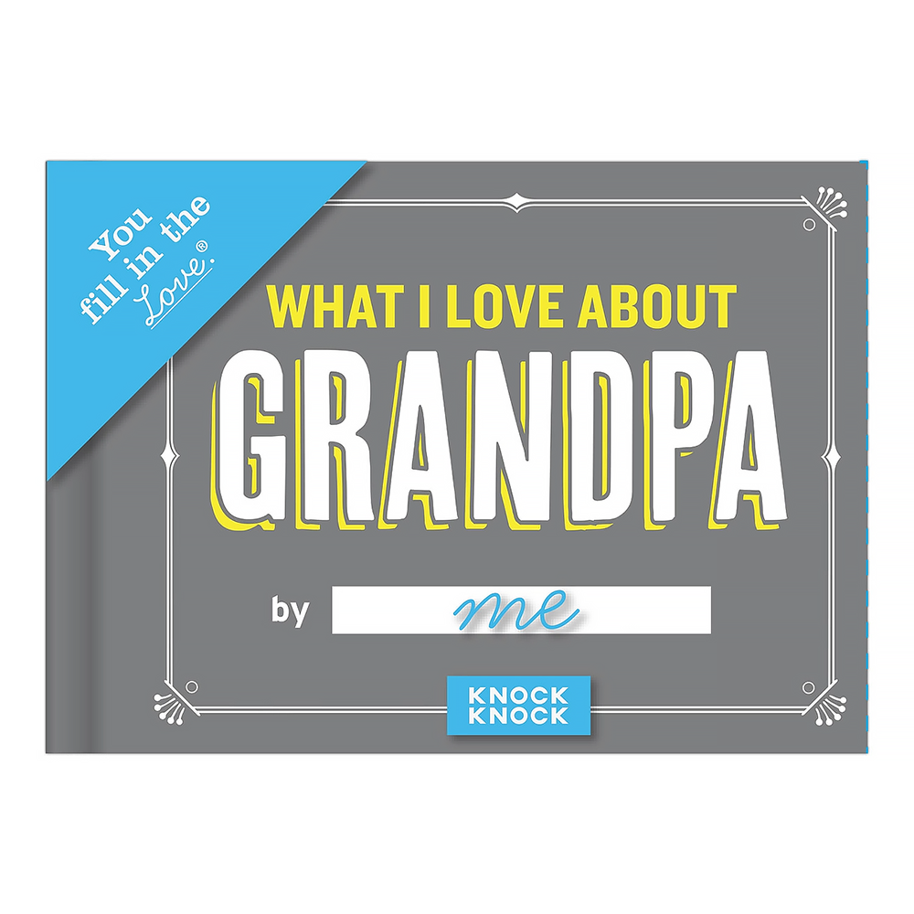 What I Love About Grandpa Journal