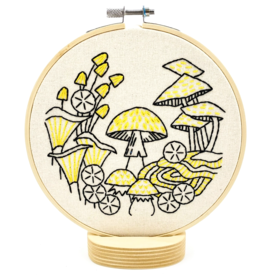 Hook, Line & Tinker Embroidery Kits Inc Hook, Line & Tinker Embroidery Kit - Mushrooms