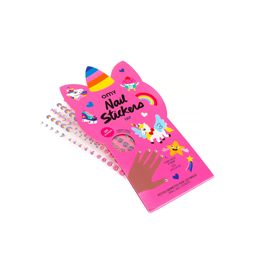 OMY OMY 200 Nail Stickers - Unicorn