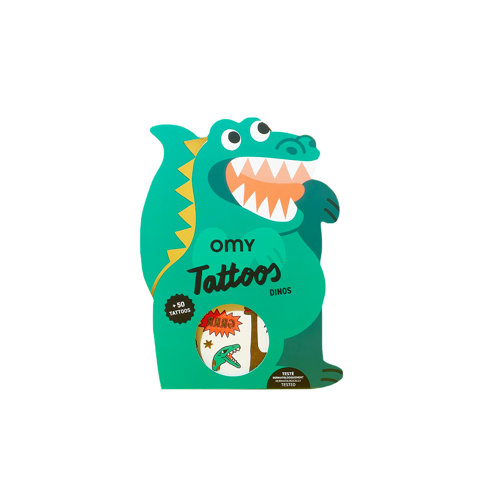 OMY OMY 50 Temporary Tattoos - Dinos