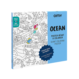 OMY OMY - DIY Color In Giant Poster - Ocean