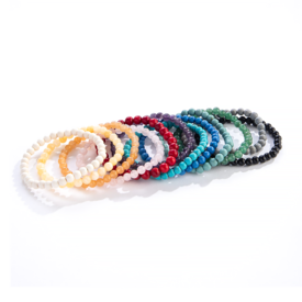 GeoCentral Assorted Gemstone Beaded Bracelet