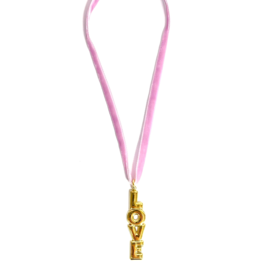 Gunner & Lux Gunner & Lux Necklace - Valentines Love Velvet Charm