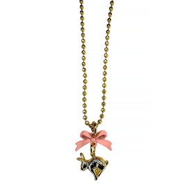 Gunner & Lux Gunner & Lux Necklace - Ribbon & Bunny