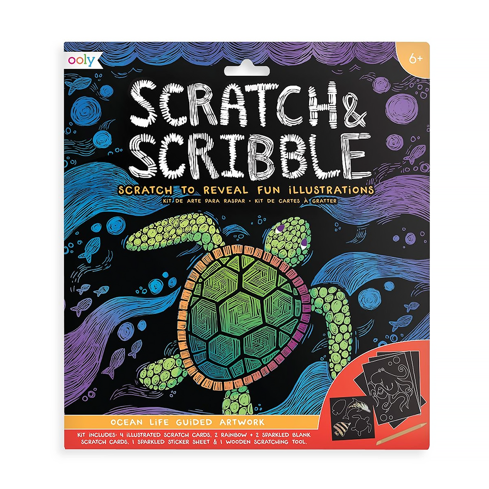 Ooly Ooly - Scratch & Scribble - Ocean Life