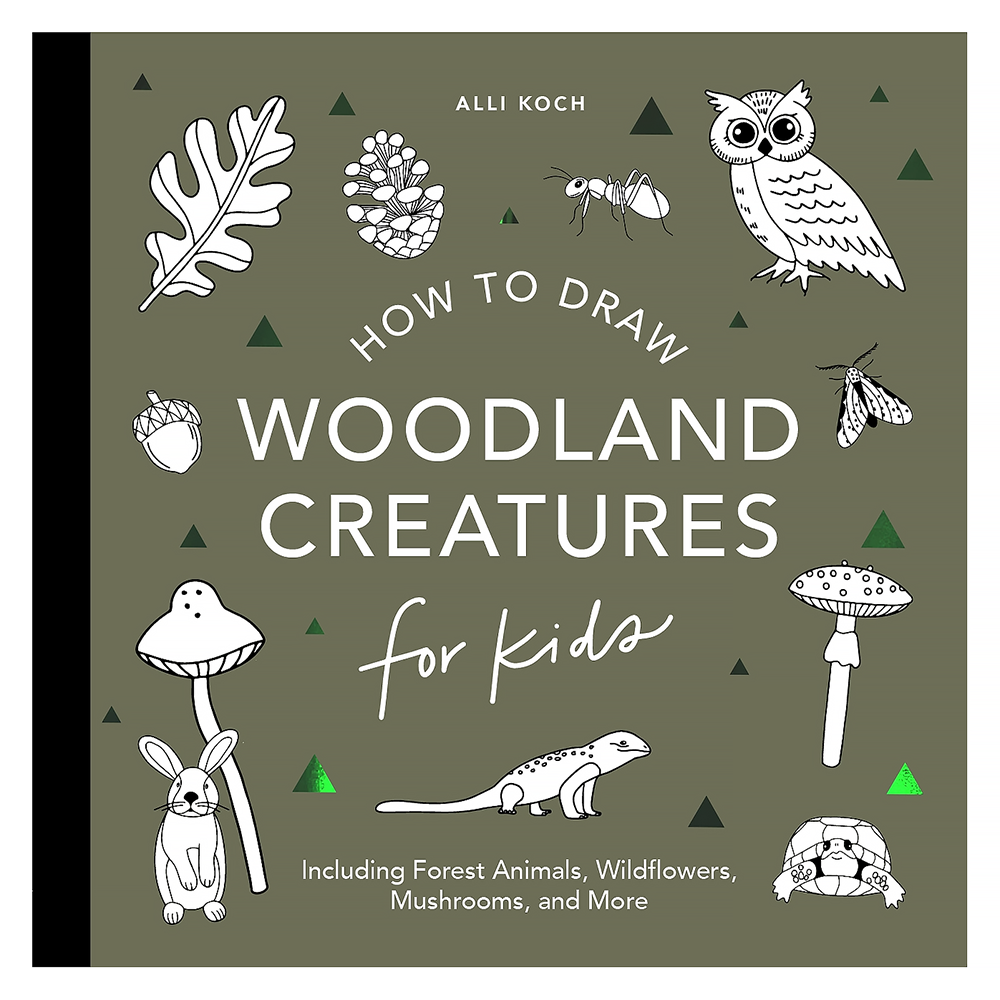 How to Draw for Kids: Mushrooms & Woodland Creatures Paperback