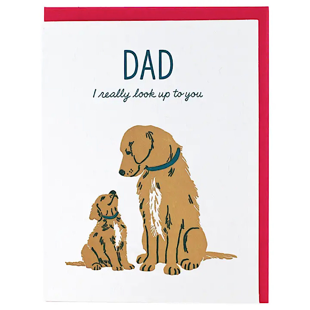 Smudge Ink Smudge Ink Card - Golden Retrievers