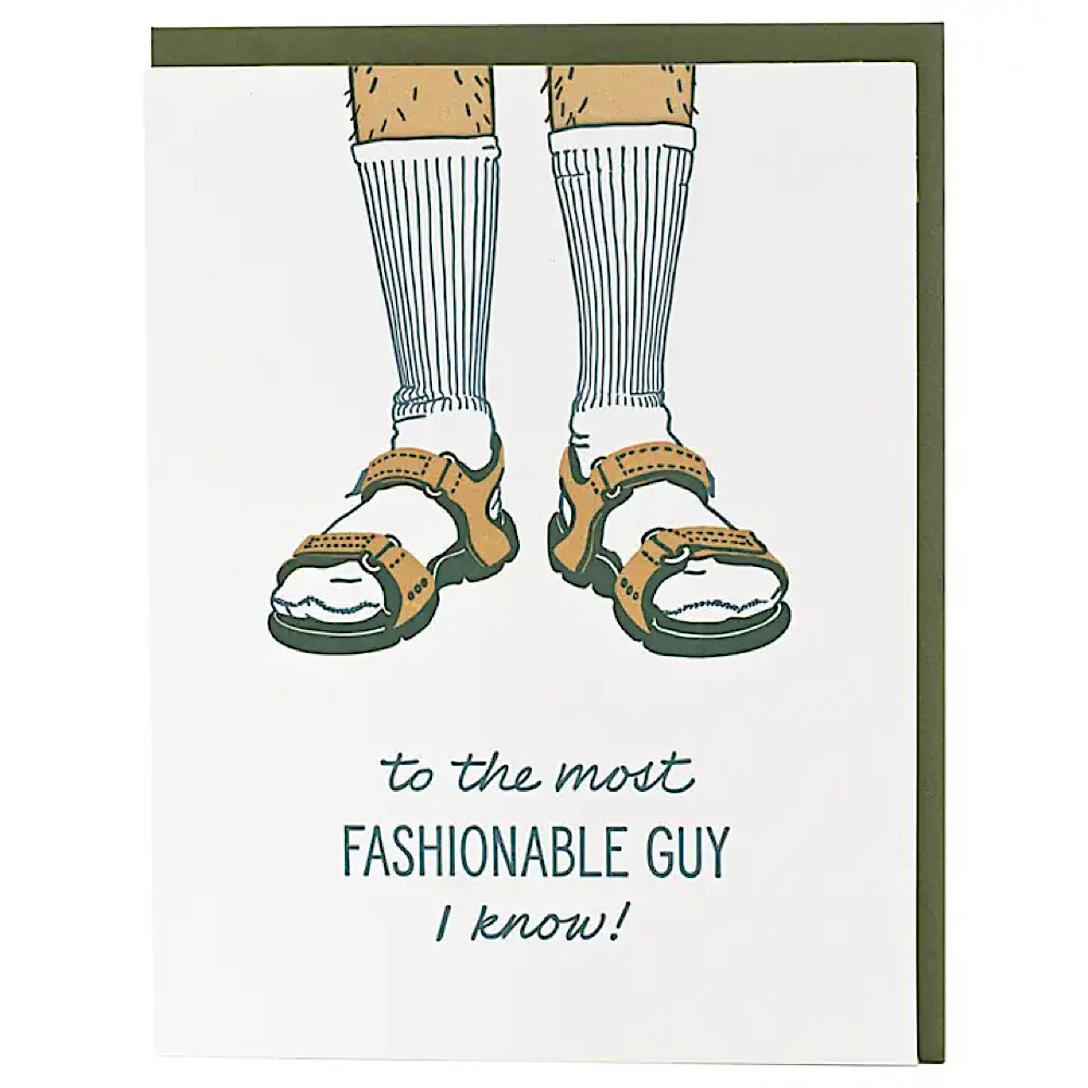 Smudge Ink Smudge Ink - Socks & Sandals Father's Day Card