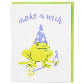 Smudge Ink Smudge Ink Card - Wizard Frog Birthday