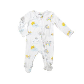 Angel Dear Angel Dear 2 Way Zipper Footie Romper - Happy Weather