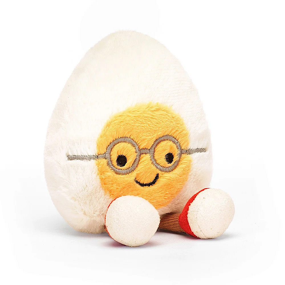 Jellycat Amuseable Boiled Egg Geek - 6 Inches