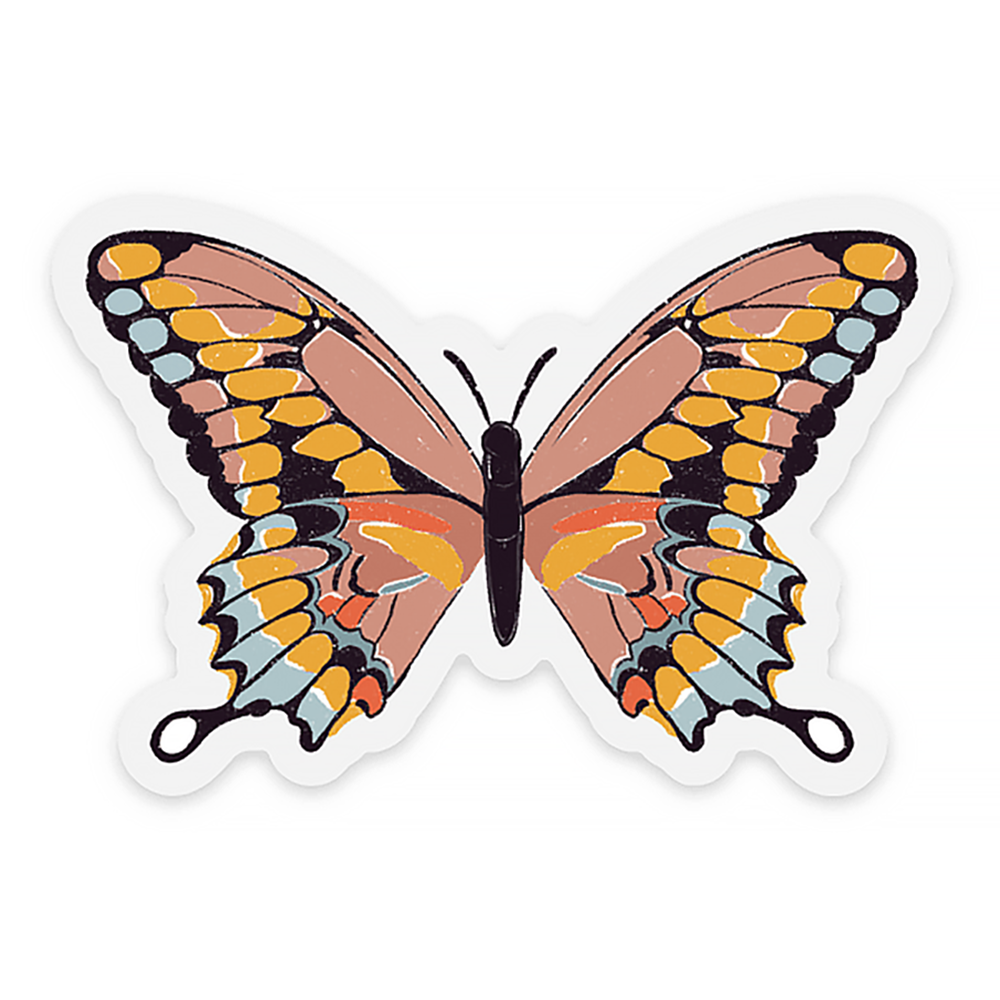 Elyse Breanne Design Elyse Breanne Design Clear Sticker - Swallowtail Butterfly