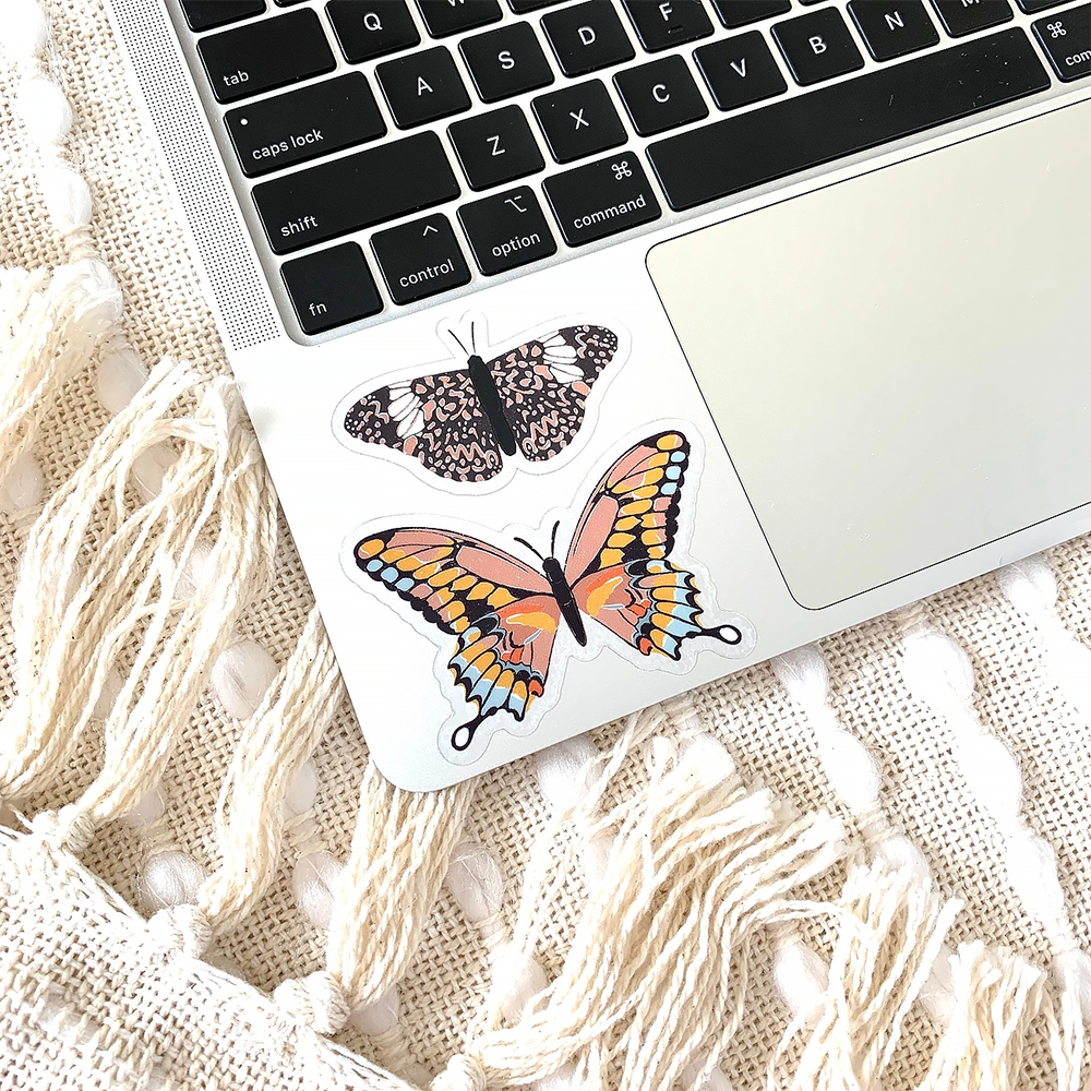 Elyse Breanne Design Clear Sticker - Swallowtail Butterfly