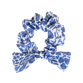 Elyse Breanne Design Elyse Breanne Design Satin Scrunchie - Porcelain Floral