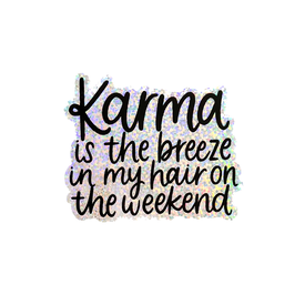 Elyse Breanne Design Elyse Breanne Design - Karma Glitter Sticker