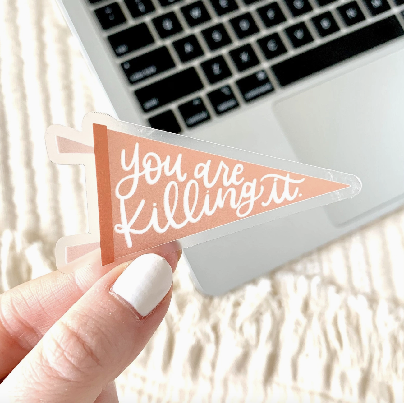Elyse Breanne Design Elyse Breanne Design Clear Sticker - Killing It Pennant