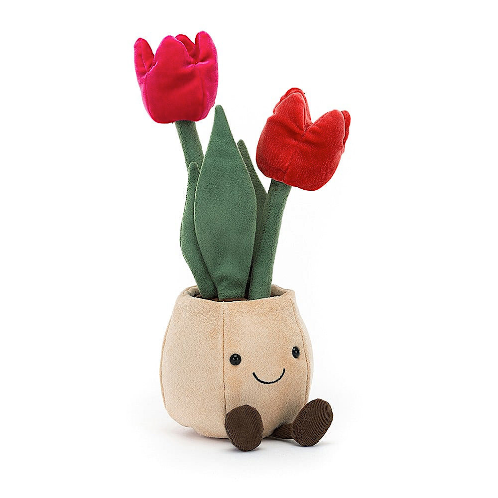 Jellycat Amuseable Tulip Pot - 12 Inches