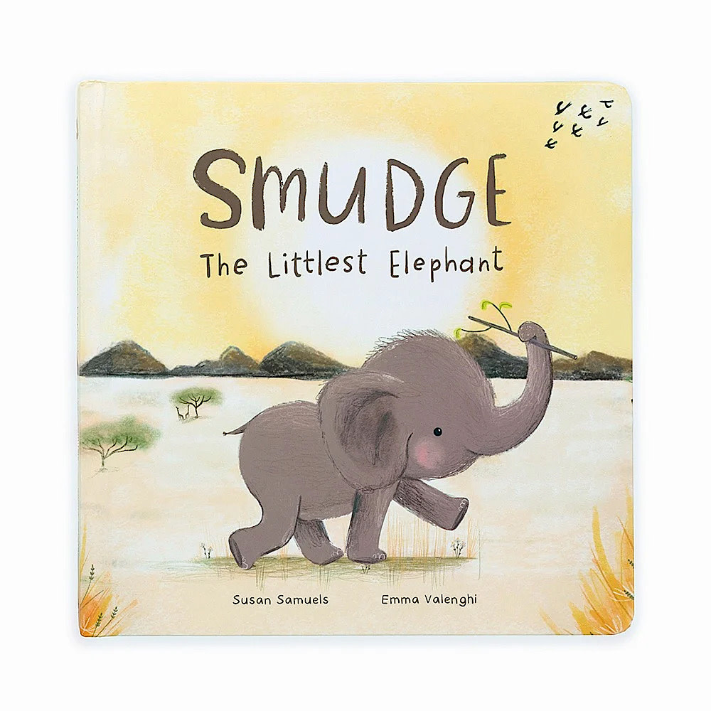 Jellycat Smudge The Littlest Elephant - Board Book