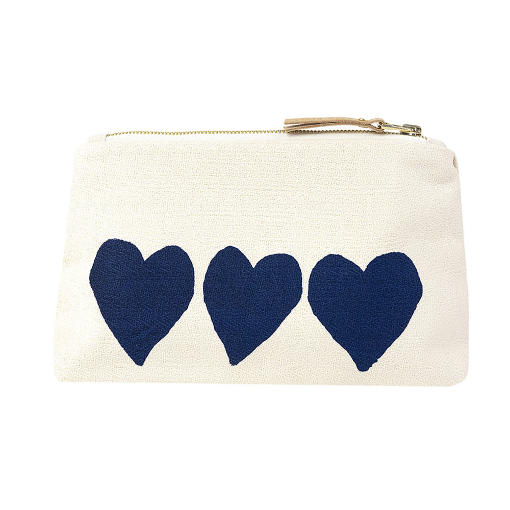 Erin Flett Erin Flett Laura Bag - Navy Heart
