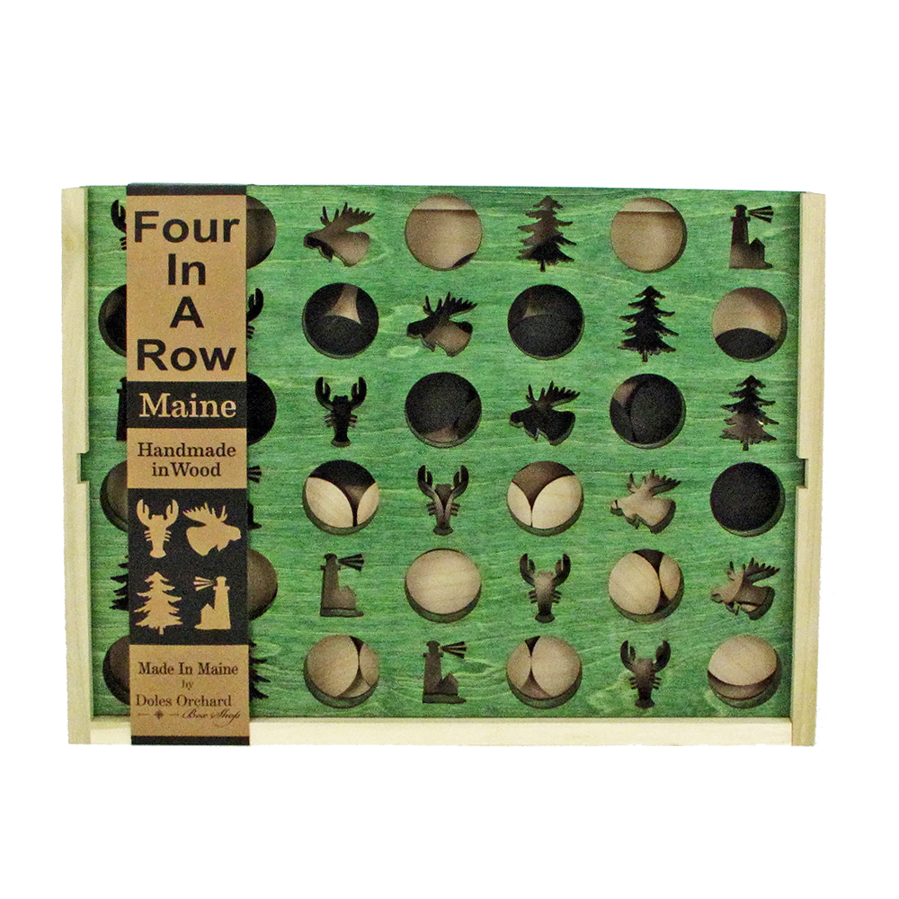 Doles Orchard Box Shop Four-in-a-Row Maine