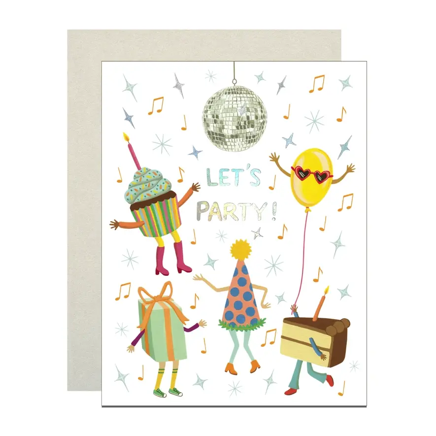 Yeppie Paper - Disco Ball Party Birthday Card