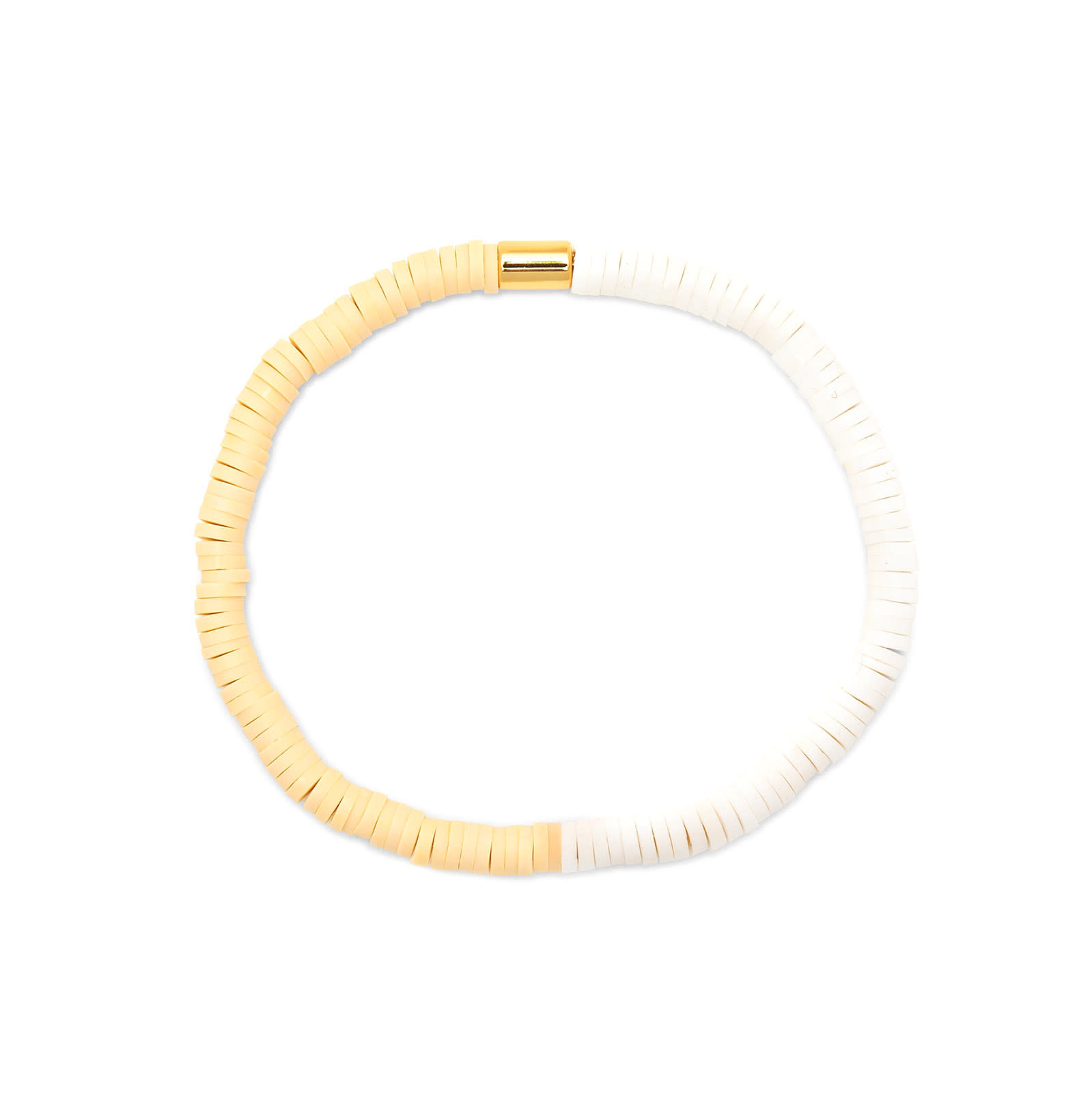 Pura Vida - Seascape Disc Stretch Bracelet - Cafecito