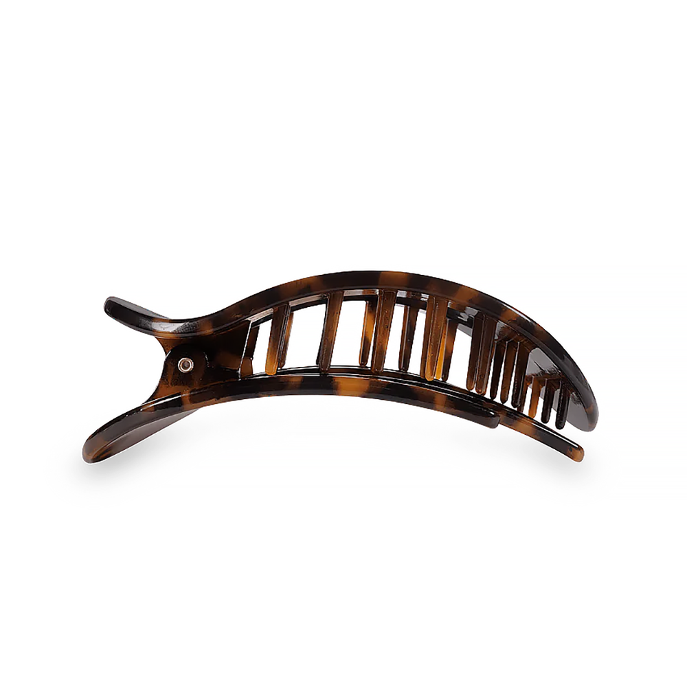 Teleties Flat Round Clip - Small - Tortoise