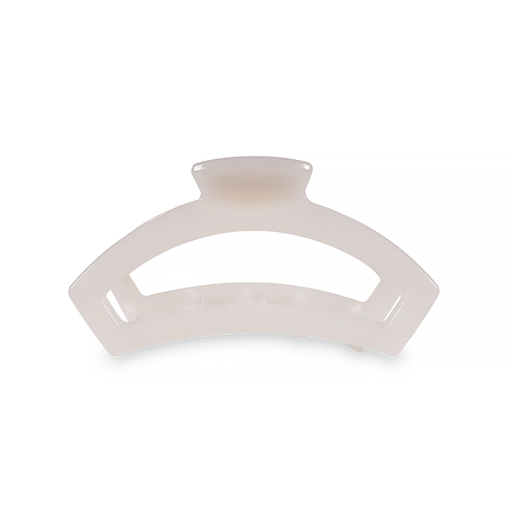 Teleties Teleties Open Hair Clip - Medium - Coconut White