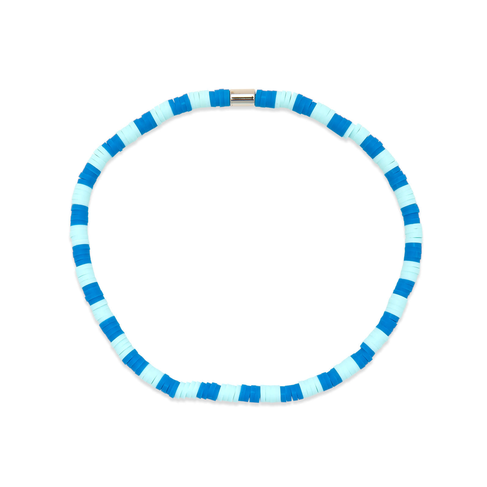 Pura Vida - Seascape Disc Stretch Anklet - Blue Wave