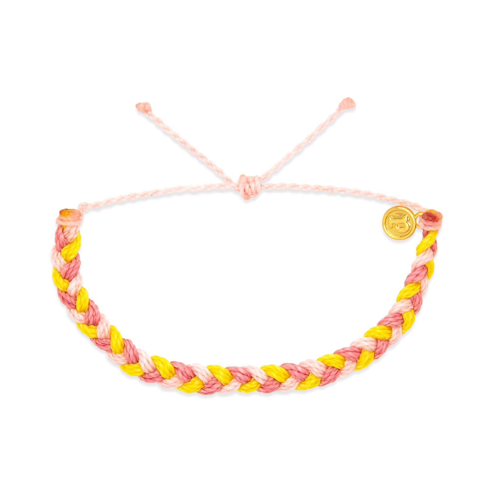 Pura Vida - Braided Bracelet - Blushing Lemonade