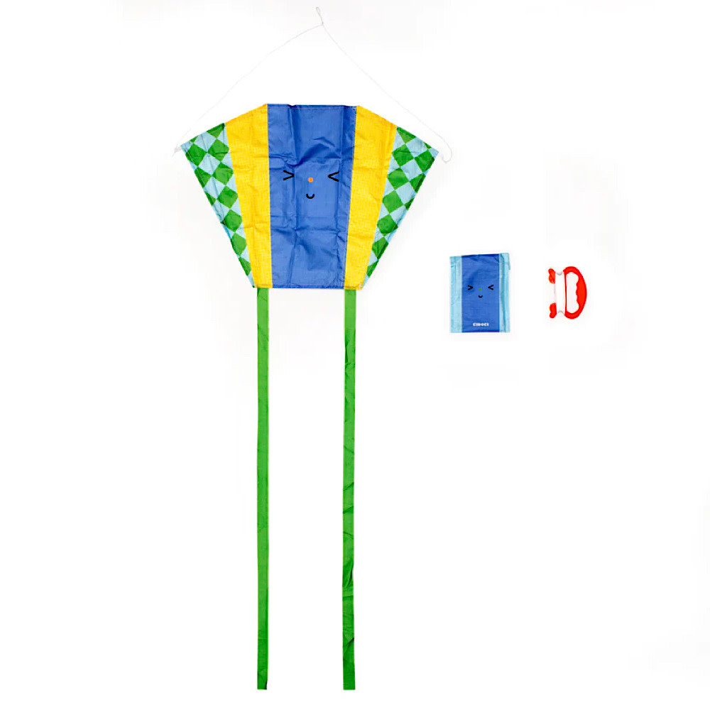 Kikkerland Kidoki Pocket Kites - Funny Faces
