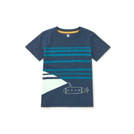 Tea Collection Tea Collection Glow in the Dark Submarine Tee - Whale Blue
