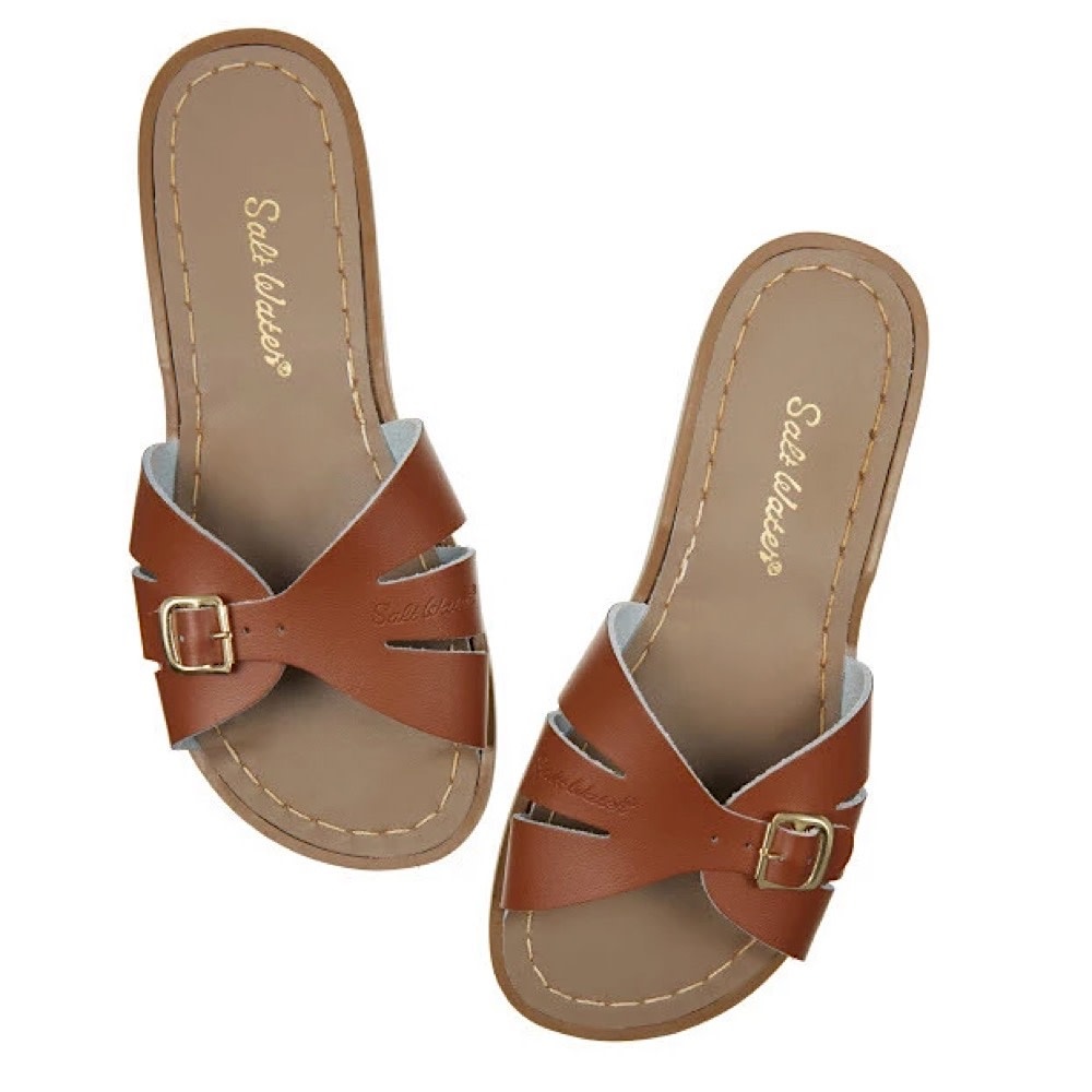 Salt Water Sandals Adult Classic Slides - Tan