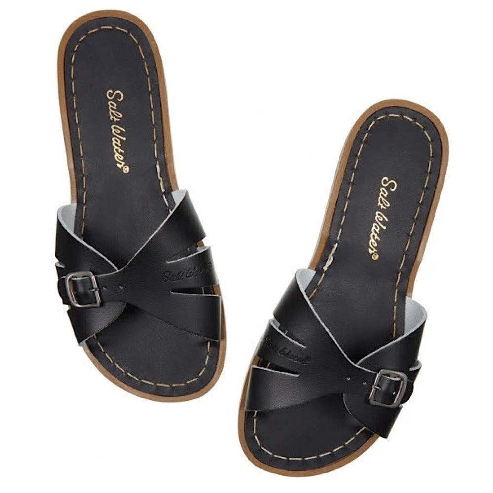Salt Water Sandals Adult Classic Slides - Black
