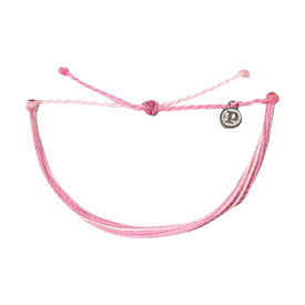 Pura Vida Pura Vida - Charity Original Bracelet - Boarding 4 Breast Cancer